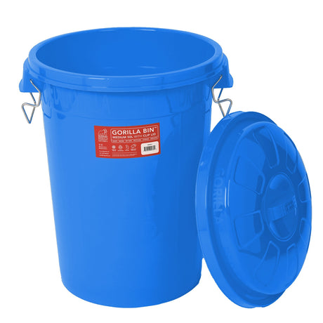 Gorilla Bin™ 50L Bin with Clip Lid - Red Gorilla - RGBIN50.BL